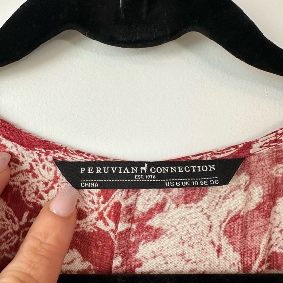 Peruvian Connection Larkmead Wrap Dress (Size 6) - Picture 6 of 7